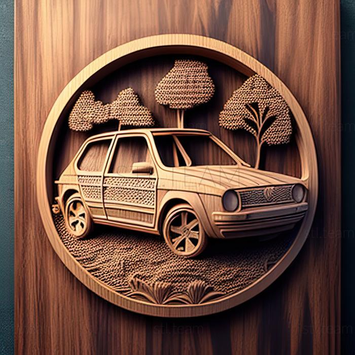 3D модель Volkswagen Golf (STL)